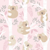 Galerie Koalas Pink Wallpaper