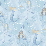 Galerie Mermaids Blue Wallpaper