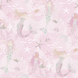 Galerie Mermaids Pink Wallpaper