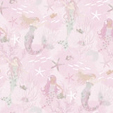 Galerie Mermaids Pink Wallpaper