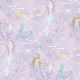 Galerie Mermaids Purple Lilac Wallpaper