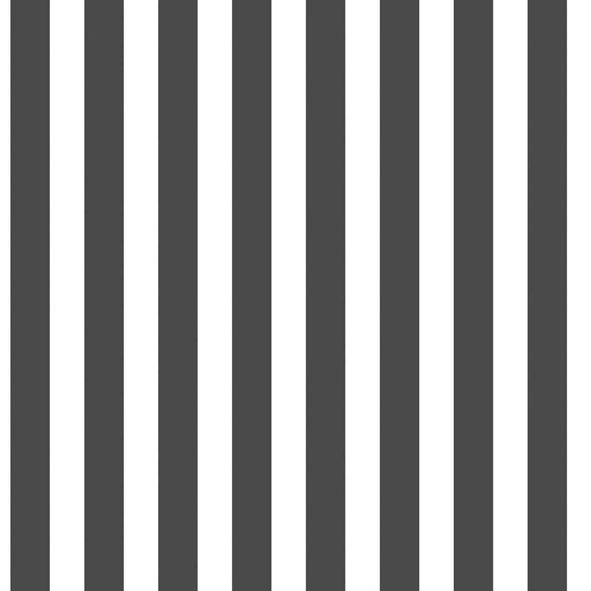 Galerie Regency Stripe Black Wallpaper