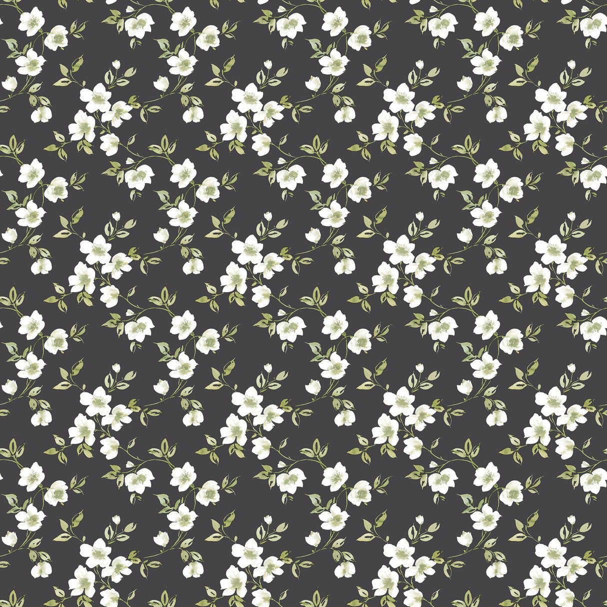 Galerie Anenome Mini Black Wallpaper