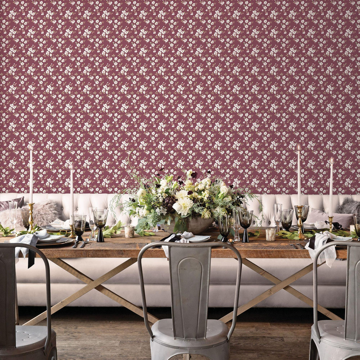 Galerie Anenome Mini Red Wallpaper