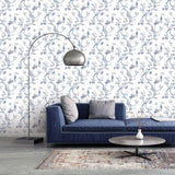 Galerie Classic Bird Trail Blue Wallpaper