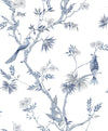 Galerie Classic Bird Trail Blue Wallpaper