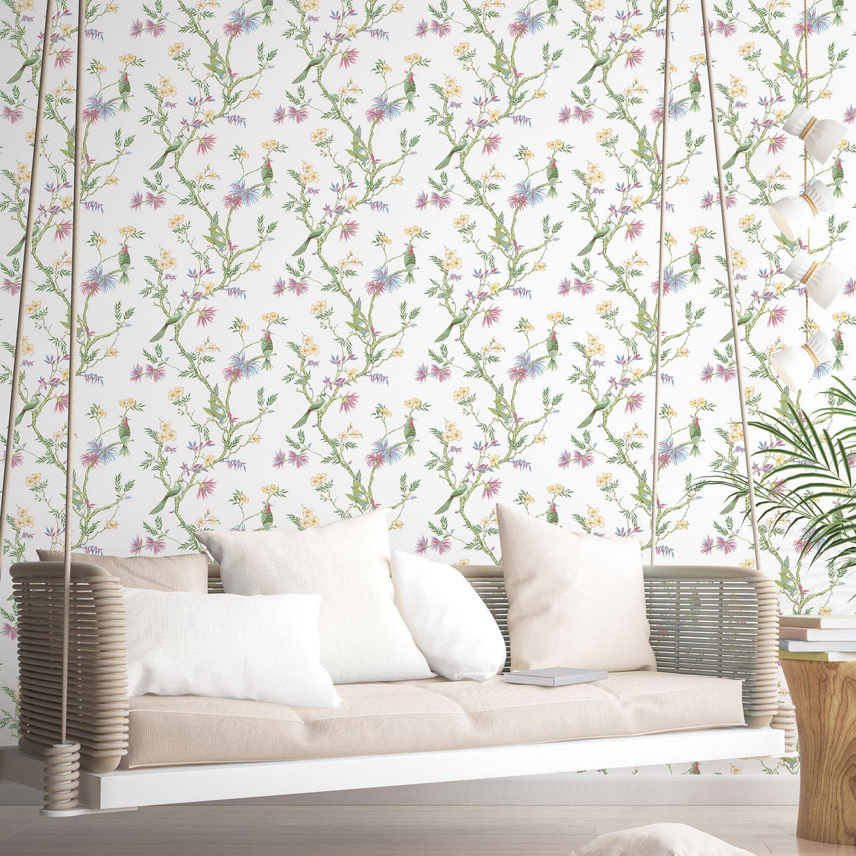 Galerie Classic Bird Trail Multi-coloured Wallpaper