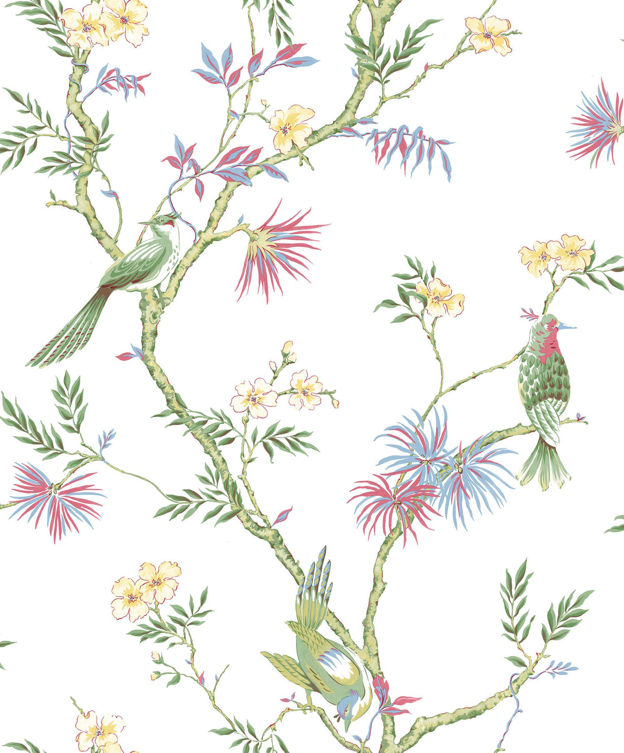 Galerie Classic Bird Trail Multi-coloured Wallpaper