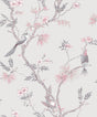 Galerie Classic Bird Trail Pink Wallpaper