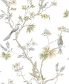 Galerie Classic Bird Trail Green Wallpaper