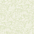Galerie Garden Toile Green Wallpaper