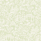 Galerie Garden Toile Green Wallpaper