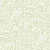 Galerie Garden Toile Green Wallpaper