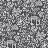 Galerie Garden Toile Black Wallpaper