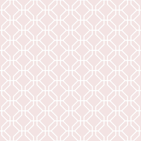 Galerie Trellis Negative Pink Wallpaper