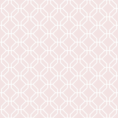 Galerie Trellis Negative Pink Wallpaper
