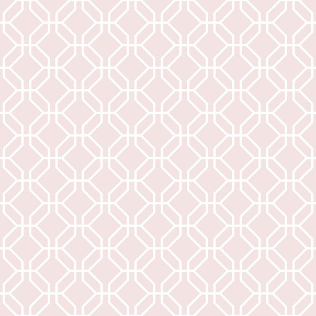 Galerie Trellis Negative Pink Wallpaper