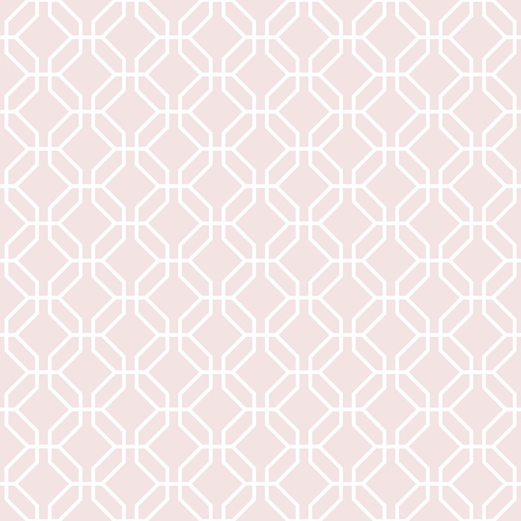 Galerie Trellis Negative Pink Wallpaper