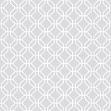 Galerie Trellis Negative Silver Grey Wallpaper