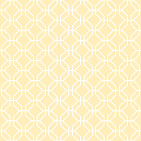 Galerie Trellis Negative Yellow Wallpaper