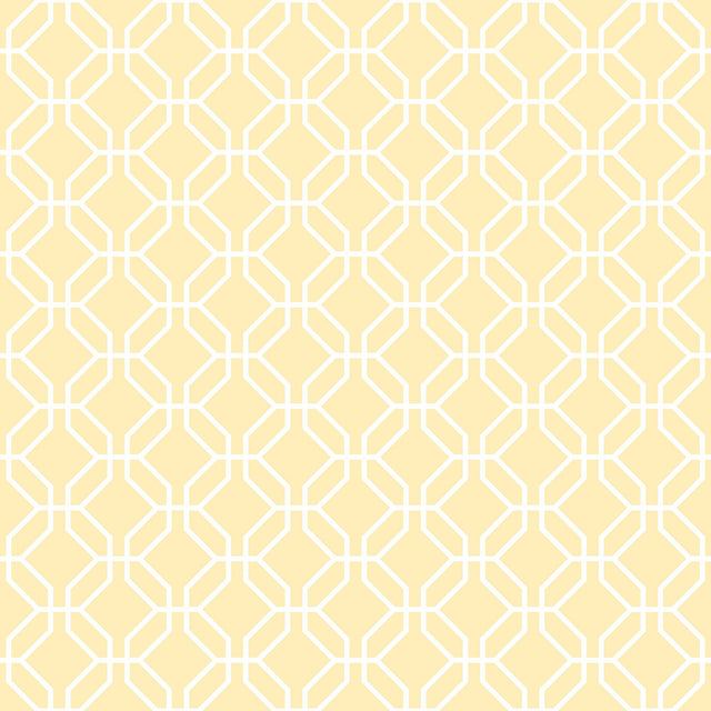 Galerie Trellis Negative Yellow Wallpaper