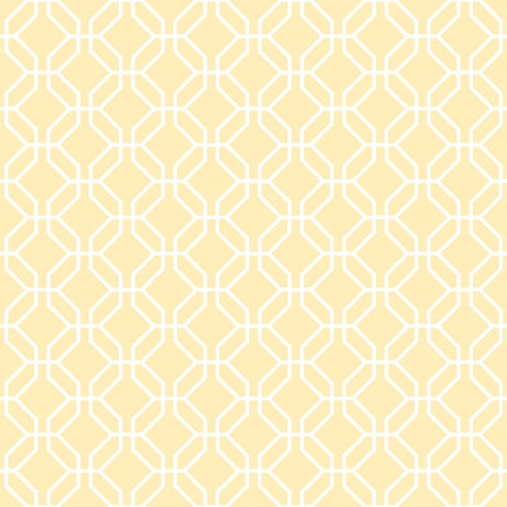 Galerie Trellis Negative Yellow Wallpaper