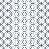 Galerie Trellis Positive Blue Wallpaper