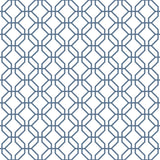 Galerie Trellis Positive Blue Wallpaper