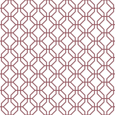 Galerie Trellis Positive Red Wallpaper