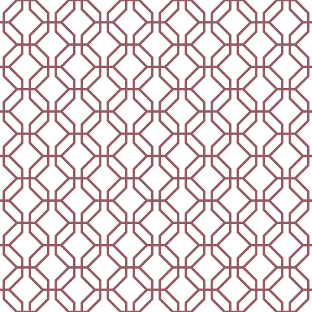 Galerie Trellis Positive Red Wallpaper