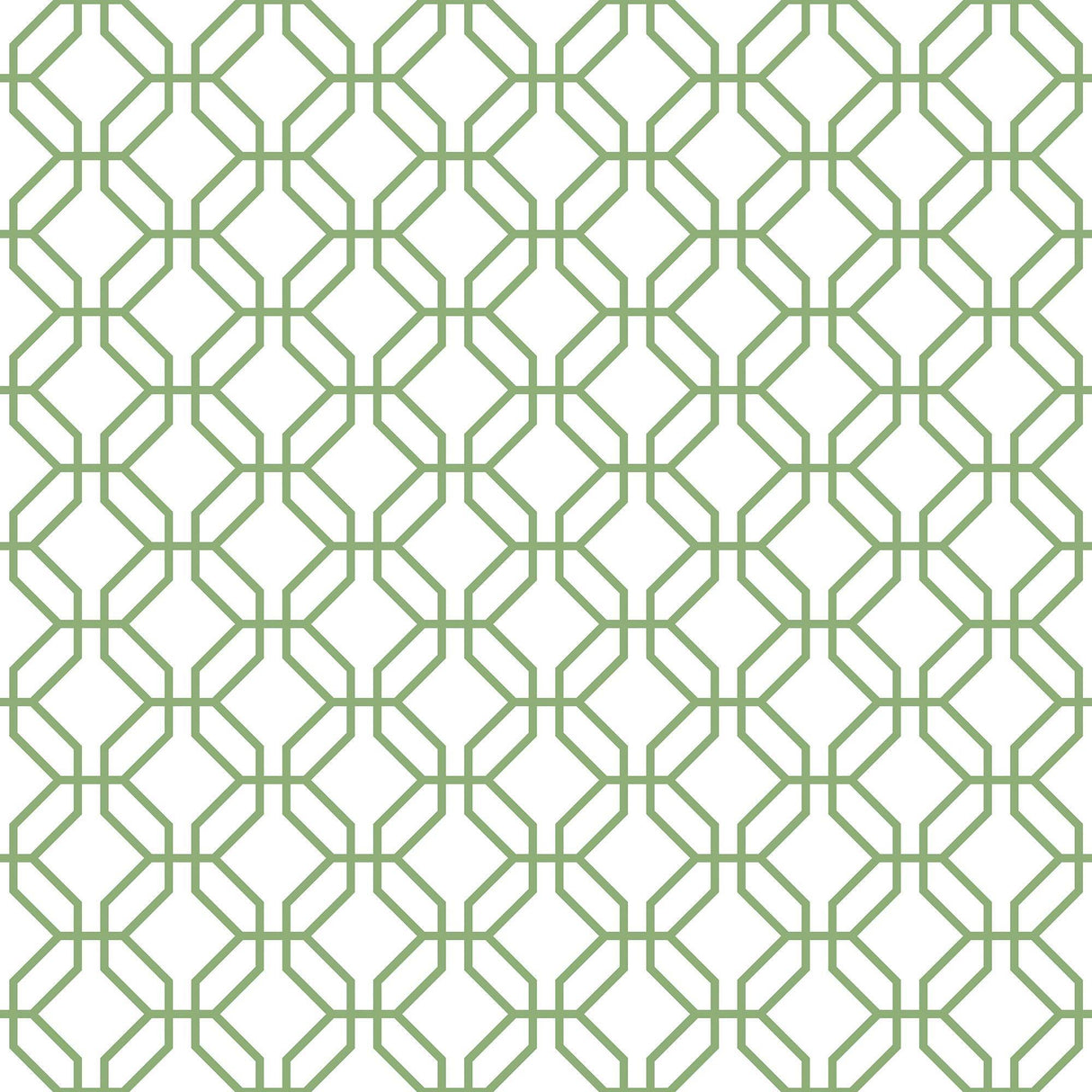 Galerie Trellis Positive Green Wallpaper