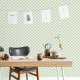 Galerie Trellis Positive Green Wallpaper
