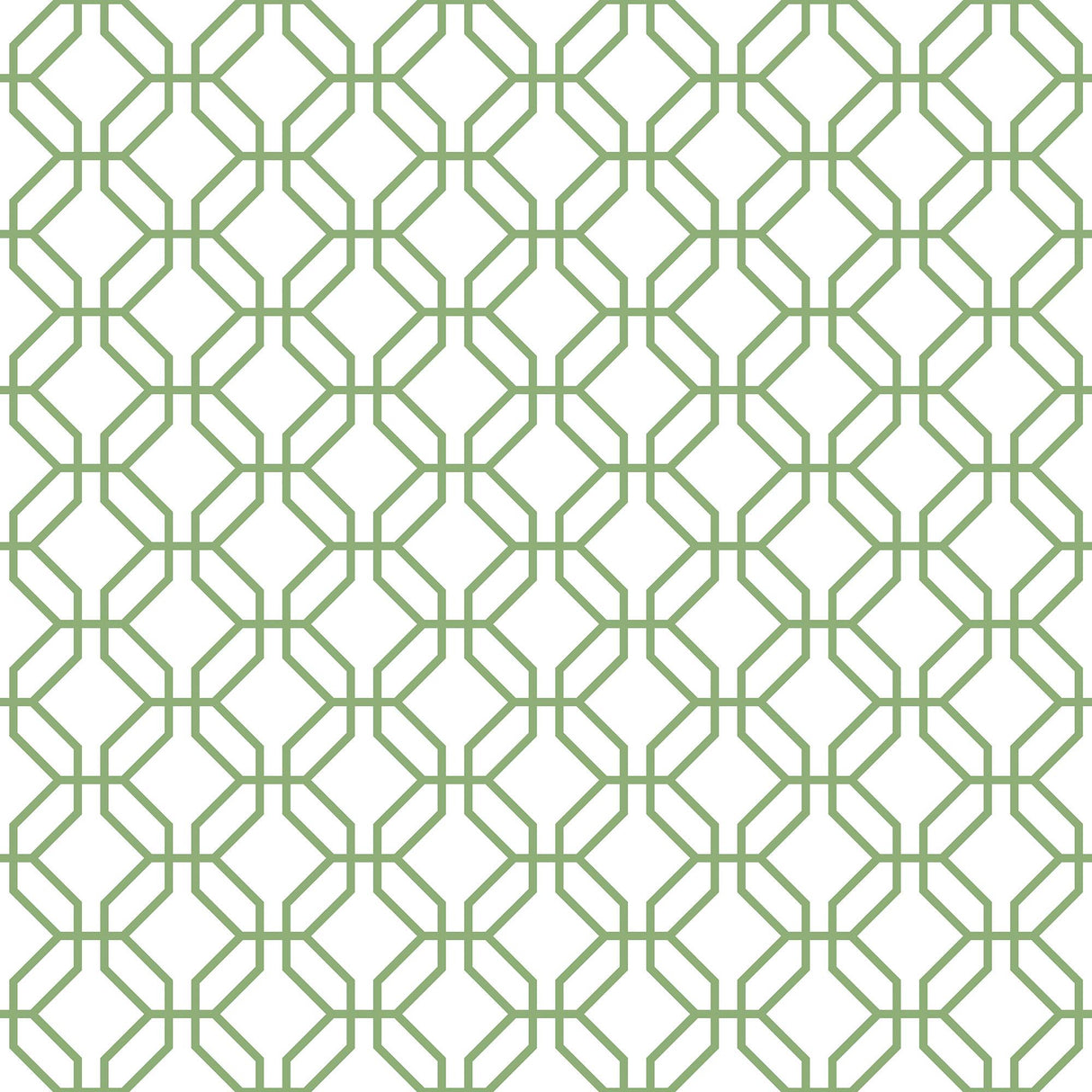 Galerie Trellis Positive Green Wallpaper