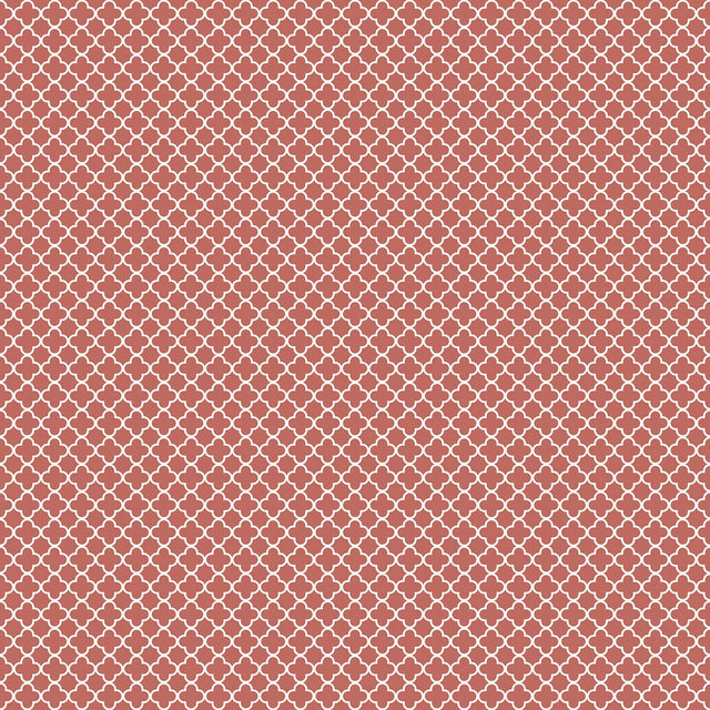 Galerie Medallion Red Wallpaper