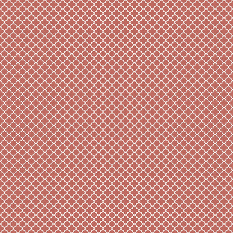 Galerie Medallion Red Wallpaper