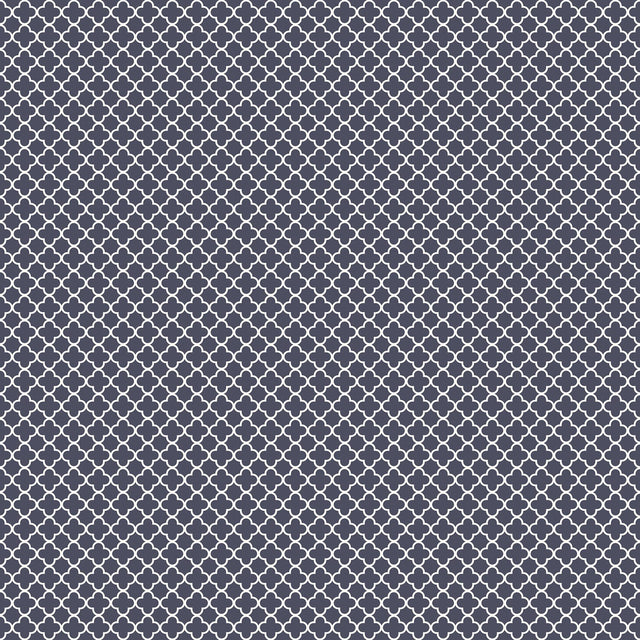 Galerie Medallion Blue Wallpaper