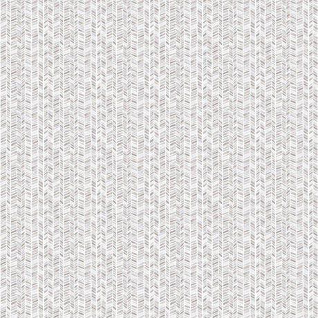 Galerie Stained Glass Stripe Silver Grey Wallpaper