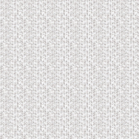 Galerie Stained Glass Stripe Silver Grey Wallpaper