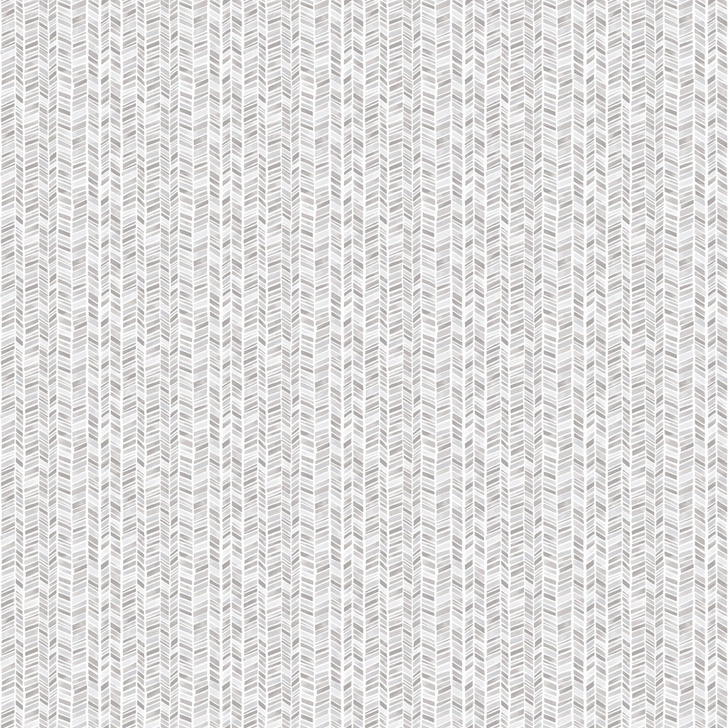 Galerie Stained Glass Stripe Silver Grey Wallpaper