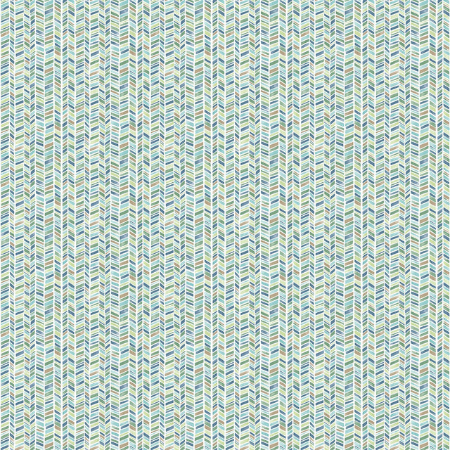Galerie Stained Glass Stripe Green Wallpaper
