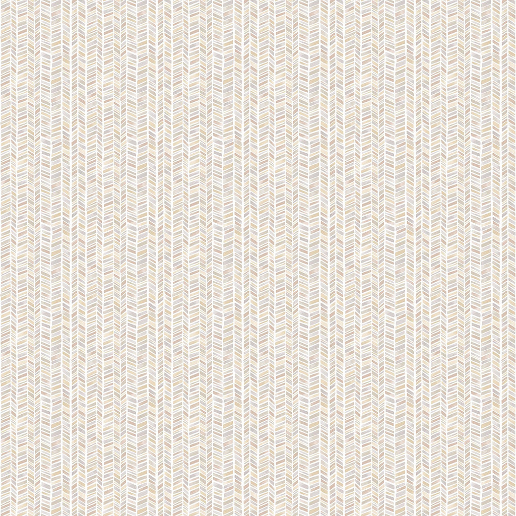 Galerie Stained Glass Stripe Bronze Brown Wallpaper