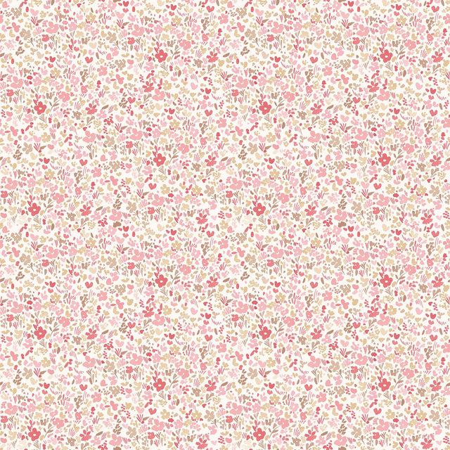 Galerie Mini Mod Floral Pink Wallpaper