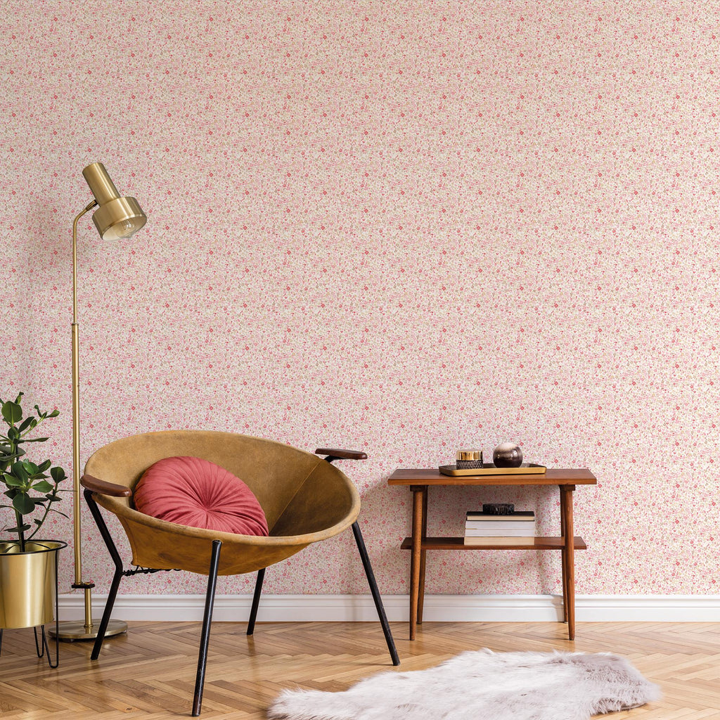 Galerie Mini Mod Floral Pink Wallpaper