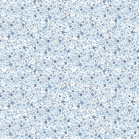 Galerie Mini Mod Floral Blue Wallpaper