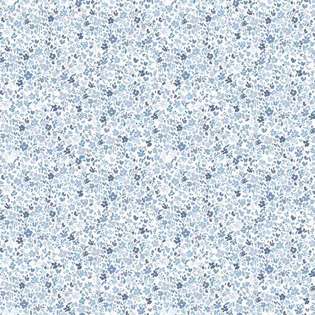 Galerie Mini Mod Floral Blue Wallpaper