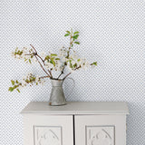 Galerie Vintage Bud Blue Wallpaper