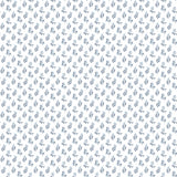 Galerie Vintage Bud Blue Wallpaper