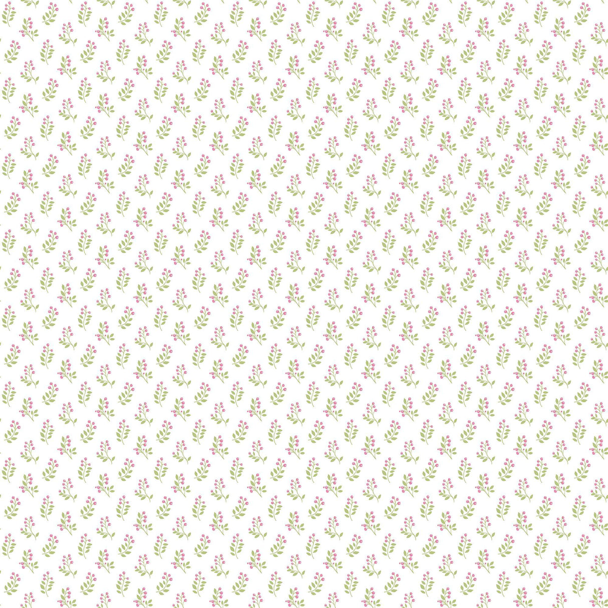 Galerie Vintage Bud Green Wallpaper
