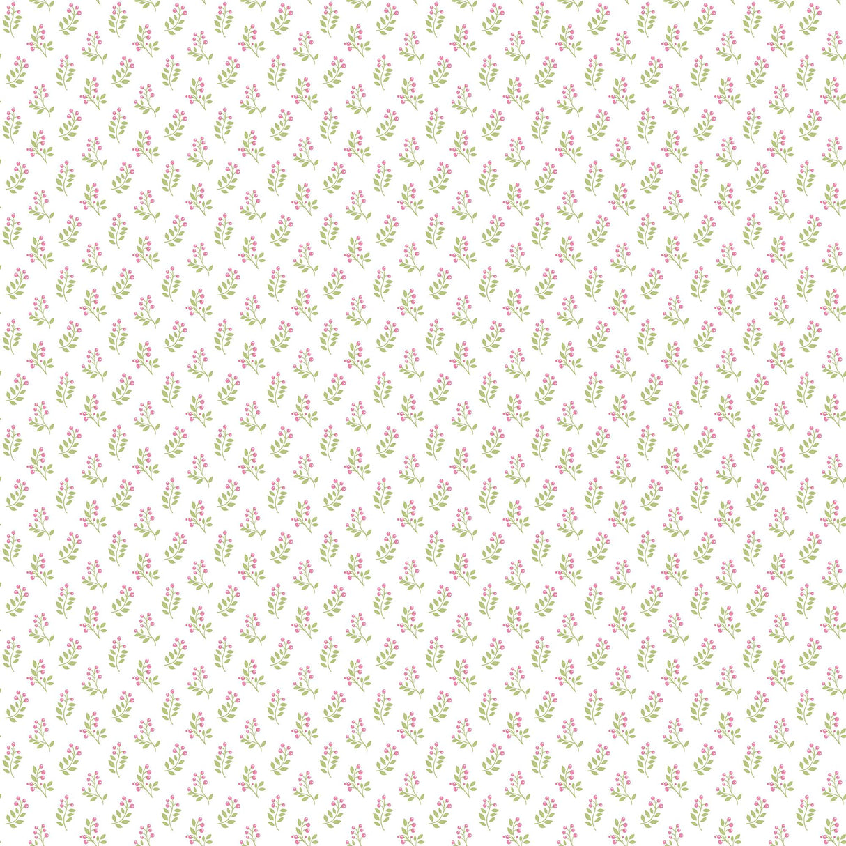 Galerie Vintage Bud Green Wallpaper