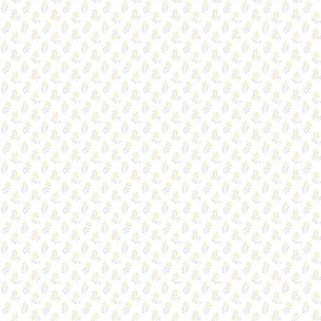 Galerie Vintage Bud Yellow Wallpaper